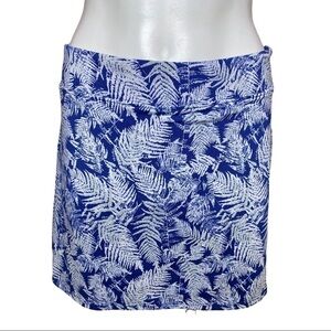 Tranquility Skort Fern Print Blue Size M